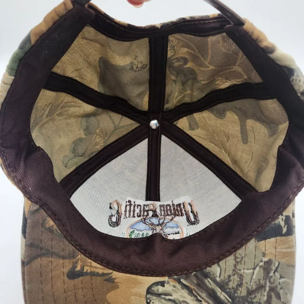 Union Pacific Railroad Snapback Cap Hat Camo Deer Snapback Embroidered Vintage